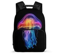 TPISLI Jellyfish School Backpack Primary Classes for Girls Primary Age 6-11 Ocean Creature Daypack Kids and Teens, Adjustable Straps Sturdy Handle School Travel