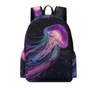 TPISLI Jellyfish School Bag Teens Age 13 Marine Life Daypack Girls Year 3 Cool Spring Outing Backpack Secondary School Hiking Travel Everyday Use Travel Use