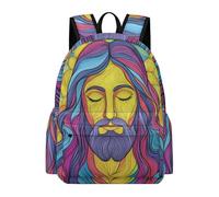TPISLI Jesus Back Packs,Kids Backpack Student School Bag Jesus Christian Travel Backpacks Fashion Bookbag Children School Bags for Teenage Girls