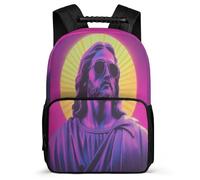 TPISLI Jesus Christian Bookbag for Kids and Teens Primary Classes Jesus Backpack Age 7-12 Kids and Teens, Adjustable Straps Sturdy Handle Birthday Gift