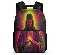 TPISLI Jesus Rucksack for Girls Boys 6-11 Years, Jesus Christian Bookbag for Children, Durable Backpack, 1680D Fabric, Primary Classes, Daily Essentials