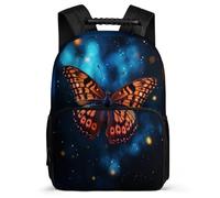 TPISLI Junior High School Backpack Butterfly Rucksack Teen Bookbag Students Schoolbag Elementary Knapsack for Boys Girls