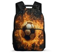 TPISLI Junior High School Backpack Football Rucksack Teen Bookbag Soccer Students Schoolbag Elementary Knapsack for Boys Girls