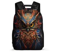 TPISLI Junior High School Backpack Owl Rucksack Teen Bookbag Bird Theme Students Schoolbag Elementary Knapsack for Boys Girls