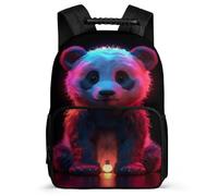 TPISLI Junior High School Backpack Panda Rucksack Teen Bookbag Animal Print Students Schoolbag Elementary Knapsack for Boys Girls