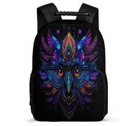TPISLI Junior High School Backpack Peacock Rucksack Teen Bookbag Students Schoolbag Elementary Knapsack for Boys Girls
