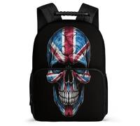 TPISLI Junior High School Backpack Skull Rucksack Teen Bookbag Skeleton Students Schoolbag Elementary Knapsack for Boys Girls