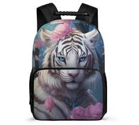 TPISLI Junior High School Backpack Tiger Rucksack Teen Bookbag Animal Theme Students Schoolbag Elementary Knapsack for Boys Girls
