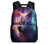 TPISLI Junior High School Backpack Wolves Rucksack Teen Bookbag Animal Wolf Students Schoolbag Elementary Knapsack for Boys Girls