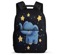 TPISLI Kawaii Elephant Motif Daypack for Kids Primary School, Animal Backpack 6-11 Years, Durable School Bag, Soft Felt Details, Short Trips, Everyday Use