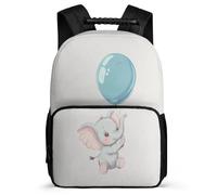 TPISLI Kawaii Elephant School Backpack for Boys Primary Classes Animal Elephant Bookbag Year 3-6 Children, Soft Felt Details Adjustable Straps Daily Essentials