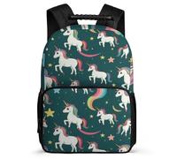 TPISLI Kawaii Horse Daypack for Kids and Teens Primary Age 6-11 Animal Rainbows Daypack for Students Year 2-5, Adjustable Straps Soft Felt Details Travel Daily Use