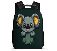 TPISLI Kawaii Koala Backpack for Girls Boys School Years 2-5, Animal Koala Rucksack for Kids, Lightweight School Bag, 1680D Fabric, Primary Classes, Daily Essentials