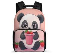 TPISLI Kawaii Panda Backpack for Kids and Teens 6-11 Years Animal Backpack for Children Primary Classes, Side Pockets Lightweight Travel Daily Use