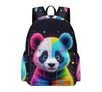 TPISLI Kawaii Panda Backpack Students Ages 12-16 Animal School Bag Children Year 7 Modern Trendy 15.6 Inch Laptop Rucksack School Years 7-10 Travel Use Outdoor Gift