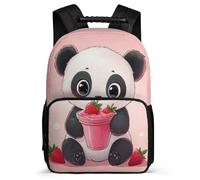 TPISLI Kawaii Panda Daypack School Years 1-4 for Kids and Teens Primary Age 6-11 Animal Panda Rucksack Students, Durable Soft Felt Details Birthday Gift
