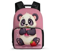 TPISLI Kawaii Panda Daypack School Years 1-4 for Kids and Teens Primary Age 6-11 Animal Panda Rucksack Students, Durable Soft Felt Details Birthday Gift