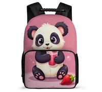 TPISLI Kawaii Panda School Backpack Year 3-6 for Boys Girls Primary Age 6-11 Animal Panda School Bag Kids and Teens, Lightweight Sturdy Handle Daily Essentials