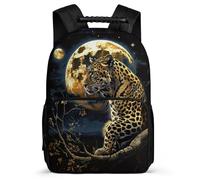 TPISLI Kids and Teens Cheetah Design Rucksack for School Leopard Animal Rucksack 6-11 Years Primary Classes, 1680D Fabric Adjustable Straps Outdoor Day Trips