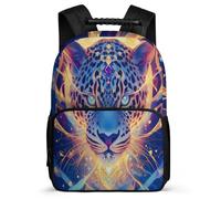 TPISLI Kids and Teens Cheetah Print School Backpack Primary Age 6-11 Animal Leopard Backpack for Boys School Years 1-4, 1680D Fabric Soft Felt Details Travel Daily Use