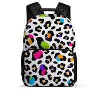 TPISLI Kids and Teens Cow Motif Backpack 8-12 Years Colourful Backpack for Students Primary Classes, Soft Felt Details 1680D Fabric Travel Daily Use