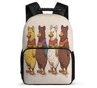 TPISLI Kids and Teens Cute Duck School Bag 7-11 Year Olds Animal Theme Rucksack for Students Primary School, Adjustable Straps Lightweight Travel Daily Use