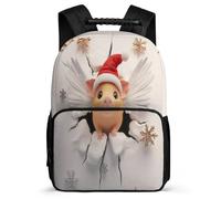 TPISLI Kids and Teens Guinea Pig School Bag Ages 6-10 Cute Dutch Pig Rucksack for Girls Boys Year 3-6, 1680D Fabric Adjustable Straps Back to School Gift