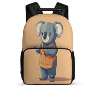 TPISLI Kids and Teens Kawaii Koala Daypack School Years 2-5 Animal Theme Bookbag for Children Primary School, Adjustable Straps Side Pockets Birthday Gift