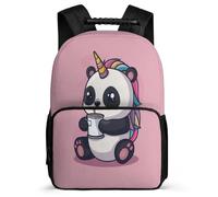 TPISLI Kids and Teens Kawaii Panda Backpack School Years 2-5 Animal Rucksack for Kids and Teens Primary Classes, Soft Felt Details Adjustable Straps Short Trips