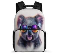 TPISLI Kids and Teens Koala Design Rucksack for School Animal Illustration Rucksack 6-11 Years Primary Classes, 1680D Fabric Adjustable Straps Outdoor Day Trips