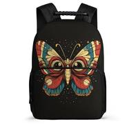 TPISLI Kids and Teens Owl Motif Daypack Primary Age 6-11 Bird Pattern School Bag for Kids and Teens Year 2-5, Adjustable Straps Durable School Travel