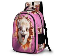 TPISLI Kids Backpack, Animal Alpaca Backpack for Boys And Girls, Children's Crack Alpaca Rucksack Toddler School Backpack Bookbag for Kindergarten with Bottle Pockets