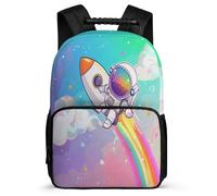 TPISLI Kids Backpack Astronaut Bag for Primary School Boys Girls 6-12 Years Old Travel Daypack Satchel Spaceman Rucksack Primary