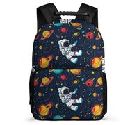 TPISLI Kids Backpack Astronaut Rucksack for Boys Girls 6-12 Years Old Travel Daypack Satchel Spaceman School Bag Primary