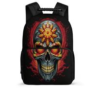 TPISLI Kids Backpack Boys Age 9-15 Skull Schoolbag with Skeleton Back Pack Girls Teens 8-13 Years Old,Lightweight Bookbag for Children