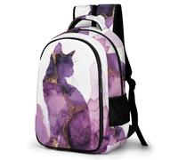 TPISLI Kids Backpack Child School Bag Toddler Backpack Kindergarten Marble Cat Daypack for Boy Girl Abstract Creative Backpack