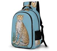 TPISLI Kids Backpack for Girls Boys Leopard Toddlers Schoolbag with Animal Cheetah Rucksack for Preschool Nursery, Lightweight