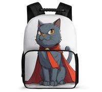 TPISLI Kids Backpack Kitten Bagpack for Boys Girls Primary Schoolbag Animal Cat School Bag Travel Bookbags Junior Student Bookbag