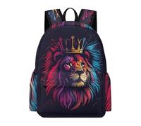 TPISLI Kids Backpack Lion Rucksack Lightweight Child Daypack Lion for Preschool Kindergarten Small Children Schoolbag for Boys Girls