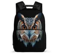 TPISLI Kids Backpack Owl Rucksack for Boys Girls 6-12 Years Old Travel Daypack Satchel Bird Print School Bag Primary