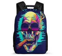 TPISLI Kids Backpack Skeleton Rucksack for Boys Girls 6-12 Years Old Travel Daypack Satchel Skull School Bag Primary