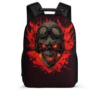 TPISLI Kids Backpack Skeleton Schoolbag with Skull Back Pack for Girls Teens 9-16 Years Old,Lightweight Bookbag for Children Boy