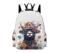 TPISLI Kids Backpack with Kawaii Bull Pattern,Large Boys Cow Animal School Bag for Primary School Elementary,Lightweight Book Bag for Sports And Travel