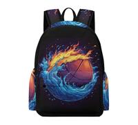 TPISLI Kids Basket Ball Backpack School Bag Basketball Boys Girls Ages 11-16 Daypack for Secondary Students, Practical 15.6 Inch Laptop Bag for Daily Study and Weekend Use