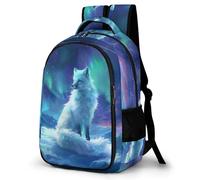 TPISLI Kids Boys Girls Arctic Fox School Backpack Children Primary Schoolbag Book Bag Waterproof Animal Rucksack Casual Daypack
