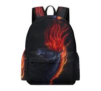 TPISLI Kids Boys School Backpack Horse Design Book Bag for Middle/Elementary Students, Daypack Animal Rucksack for Travel Camping Hiking