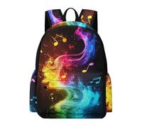 TPISLI Kids Childrens Music Lover Backpack School Rucksack Musical Symbols Design Travel Bag Boys Girls Student Bookbag Primary Secondary School Girls