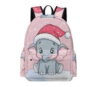 TPISLI Kids Cute Elephant Backpack Boys Girls Secondary School Age 11-16 15.6 Inch Laptop Backpack, Trendy Lightweight Animal Motif Fashion School Bag for Spring Outing Travel Holiday Gift