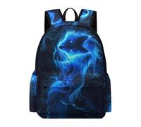 TPISLI Kids Fox Design Rucksack Boys Girls Secondary Years 7-11 Lightweight Durable Animal Fox Back pack for Hiking Travel Back to School Gift, 15.6 Inch Laptop Backpack