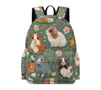 TPISLI Kids Guinea Pig Rucksack Boys Girls Secondary Years 7-11 Lightweight Durable Kawaii Animal Back pack for Hiking Travel Back to School Gift, 15.6 Inch Laptop Backpack